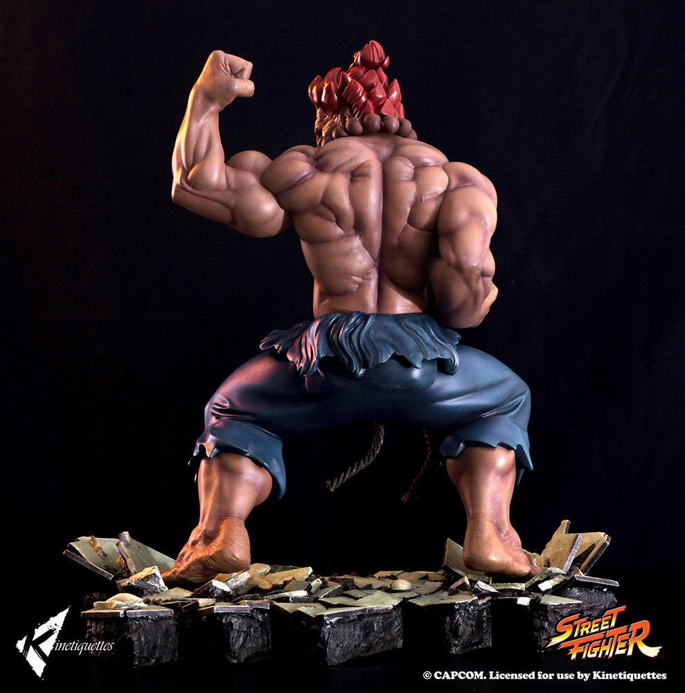 1/6 Scale Licensed Movable Akuma - Street Fighter Resin Statue