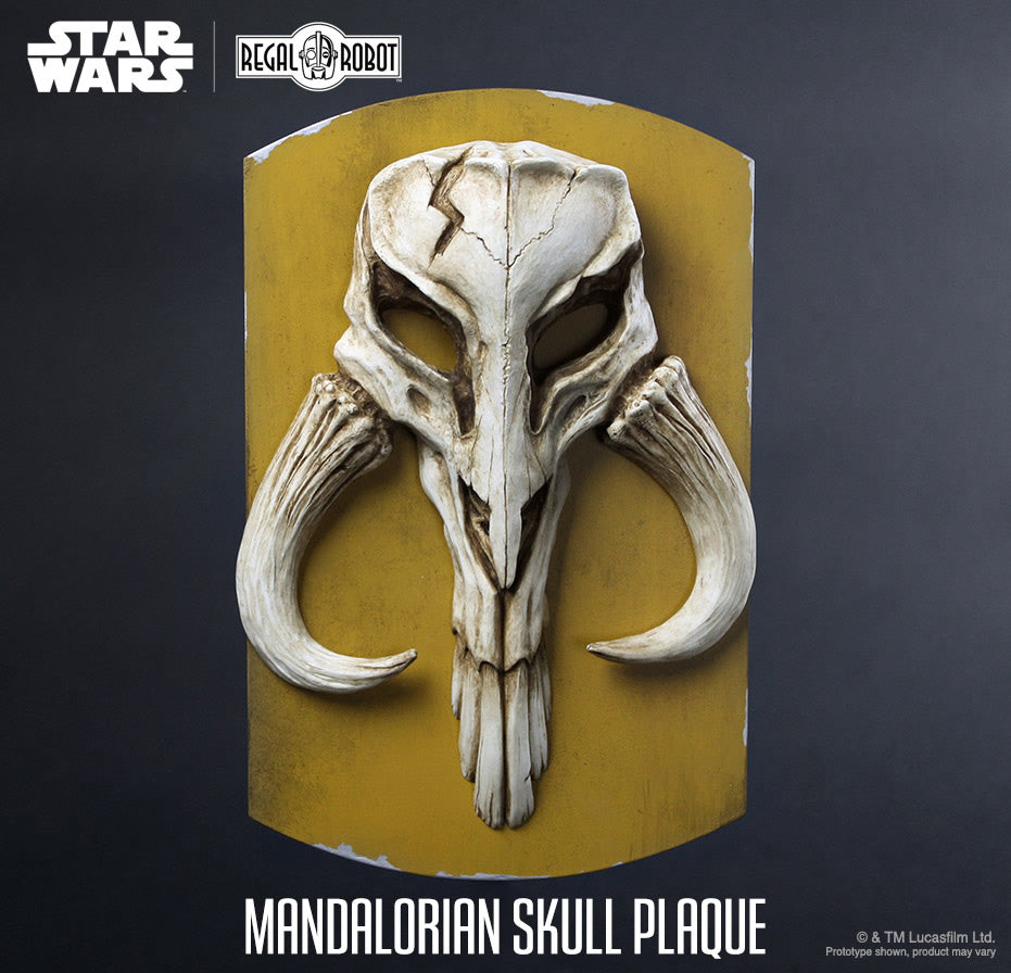 Star Wars: Mandalorian Mythosaur Skull Plaque — Secret Compass