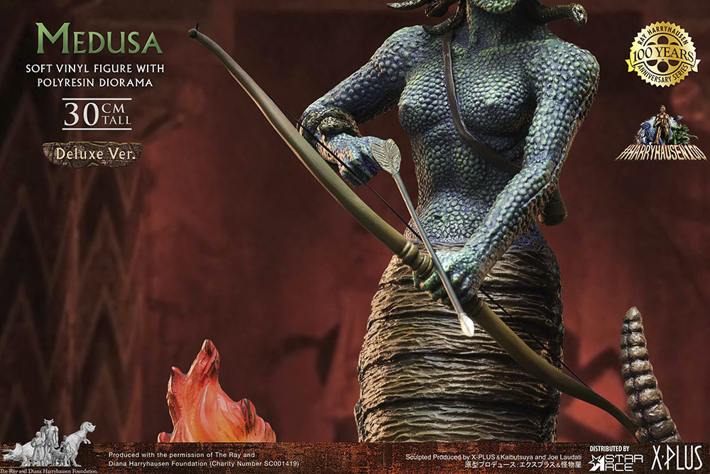 Lot #155 - CLASH OF THE TITANS (1981) - Ray Harryhausen-autographed  Life-size Medusa Statue