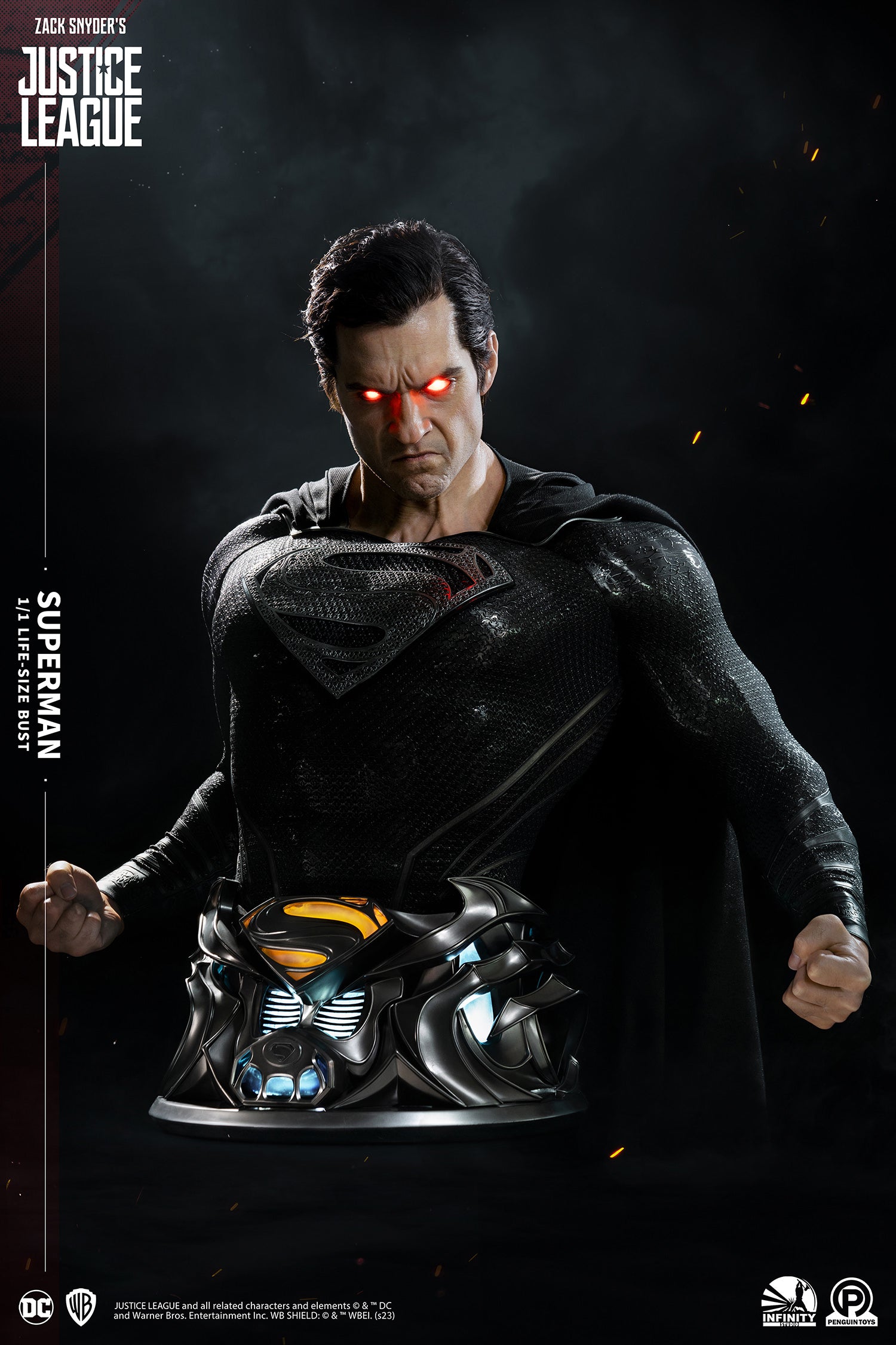 DC Zack Snyder's Justice League: Superman Life-Size Bust — Secret